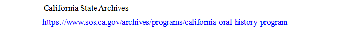 link to California State Archives