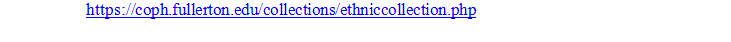 link to California State Fullerton Lawrence de Graaf Center for Oral and Public History ethnic resources
