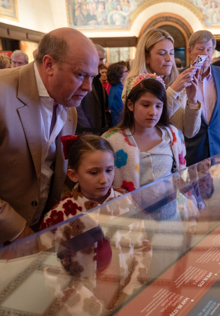 Enjoying the exhibit